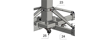 25 - Wheel D75 with brake-GLOBE