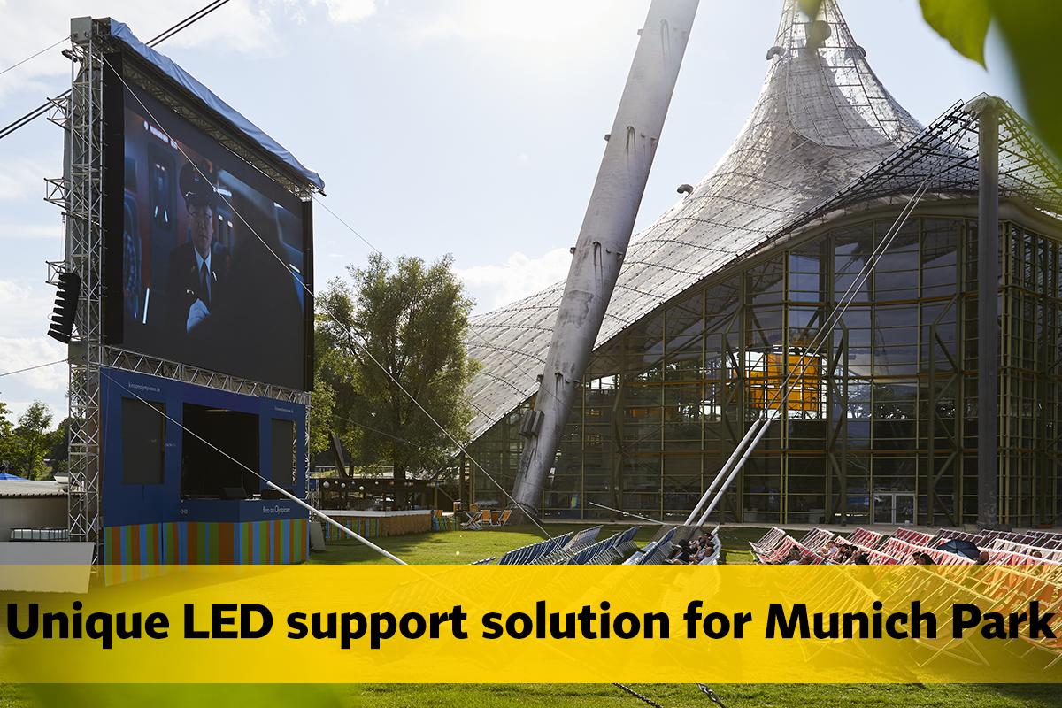Einzigartige LED-Wand-Konstruktion für das Münchener Kino am Olympiasee
