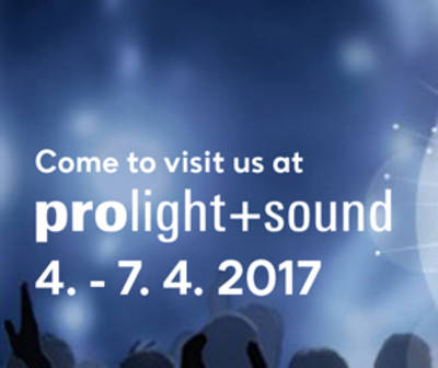 Wir begrüßen Sie auf der Prolight + Sound!