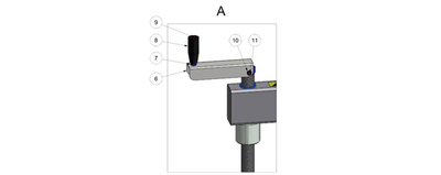 10 - nut M5 self-locking