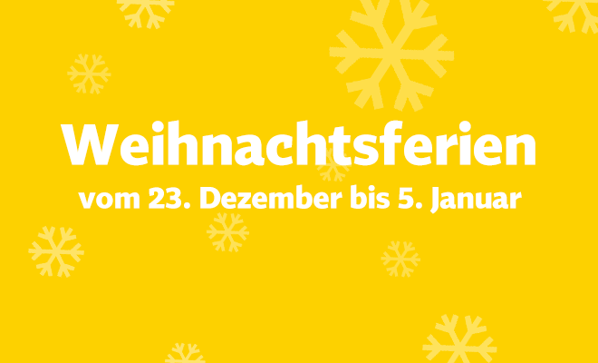 Weihnachtsferien bei MILOS