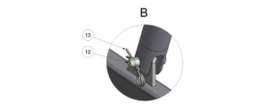 13 - safety lock O, Ø3x62