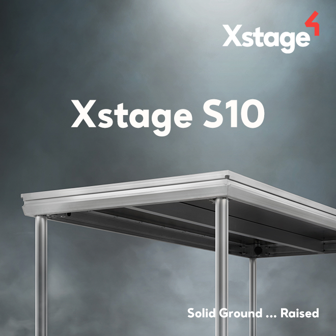 Xstage S10 – Lightweight stage deck that maintains impressive loading