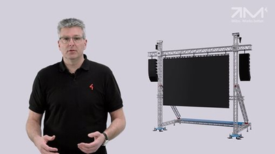 MILOS LED Screen Support Structures - Safe Use