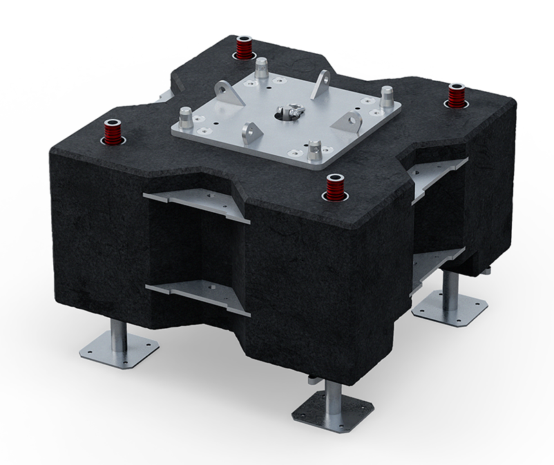 Concrete Ballast Base